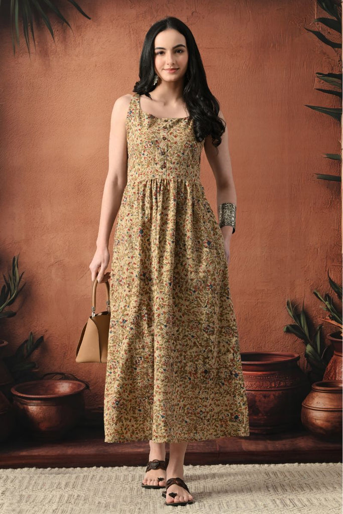kalamkari maxi dress Katha Kalamkari Maxi Dress XS